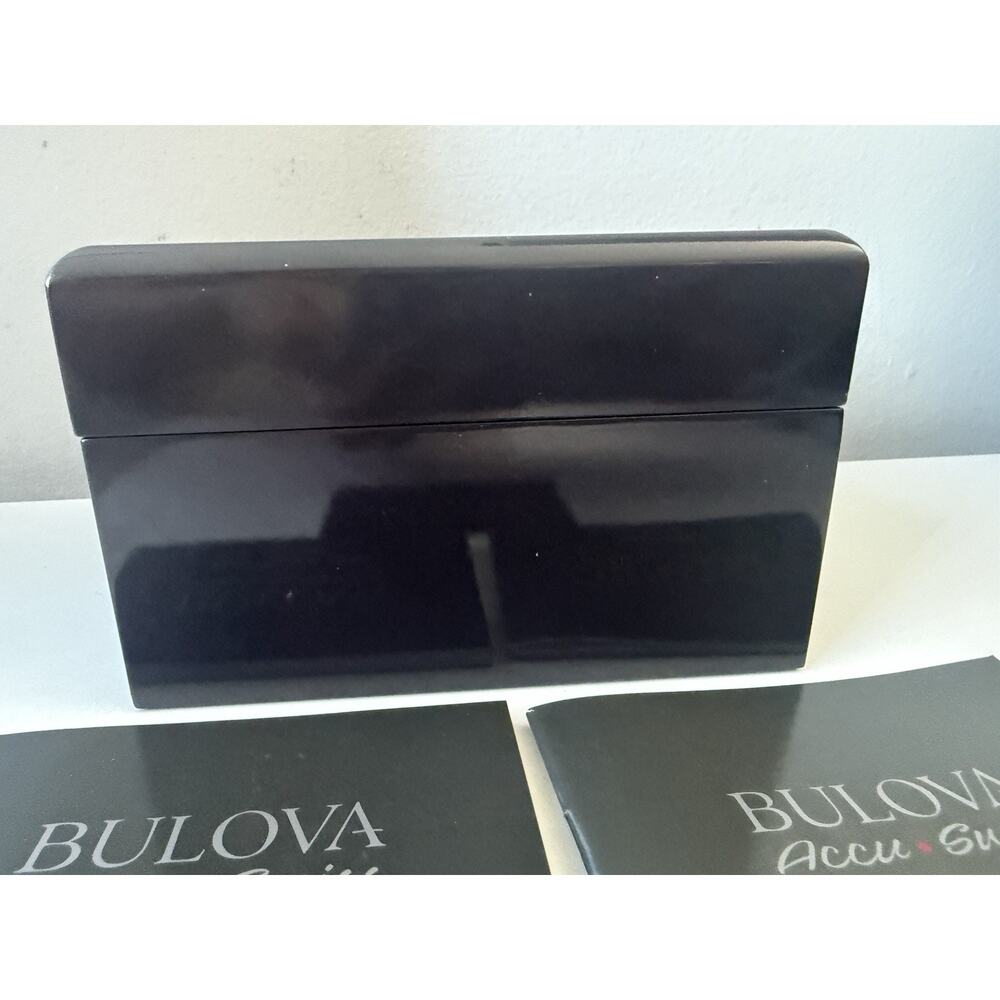 Bulova Accu Swiss Empty Box 5.7*4.3*3.6 Inch View 3